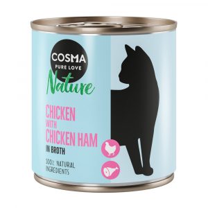 6 x 280 g Cosma Nature zum Sonderpreis! - Huhn & Hühnerschinken