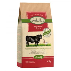 10 / 15 kg Lukullus Naturkost zum Sonderpreis - Adult Angus-Rind & Ente 10 kg