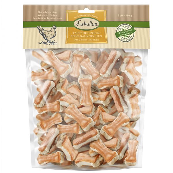 MP Lukullus Kauknochen 750 g - MP Huhn 5 cm (750 g)