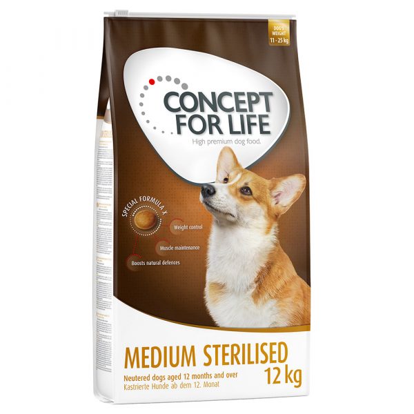 Concept for Life Medium Sterilised - Sparpaket 2 x 12 kg