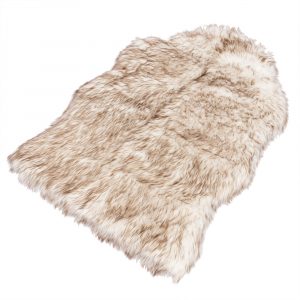 Hundebett Faux Fur - L 105 x B 70 x H 4 cm