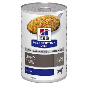 Hill's Prescription Diet l/d Liver Care Nassfutter für Hunde - Sparpaket: 48 x 370 g