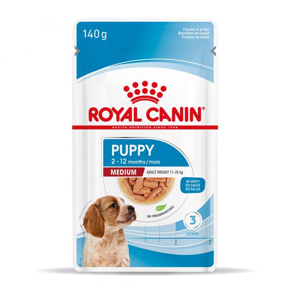 Royal Canin Medium Puppy in Soße - 40 x 140 g