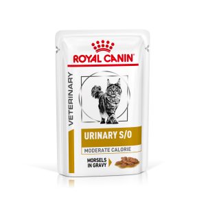 Royal Canin Veterinary Feline Urinary S/O Moderate Calorie in Soße - 48 x 85 g (Häppchen in Soße)
