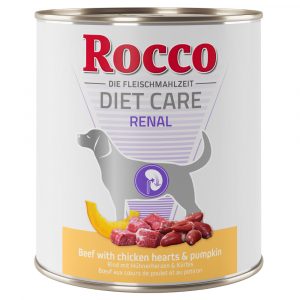 Rocco Diet Care Renal Rind mit Hühnerherzen & Kürbis 800 g  12 x 800 g