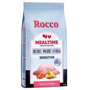 Rocco Mealtime Trockenfutter 12 kg zum Sonderpreis! - Sensitive - Pute & Huhn