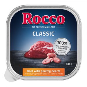 Sparpaket Rocco Classic Schale 27 x 300 g - Rind mit Geflügelherzen