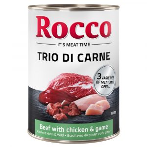 Rocco Classic Trio di Carne - 24 x 400 g - Rind