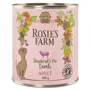 5 +1 gratis! Rosie's Farm Adult 6 x 800 g  - Lamm