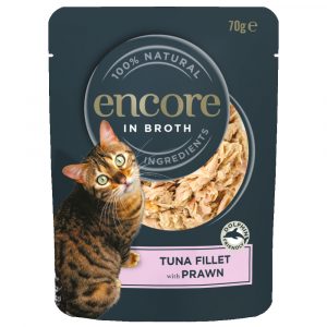 Encore Cat Pouch 16 x 70 g - Tuna with Prawn