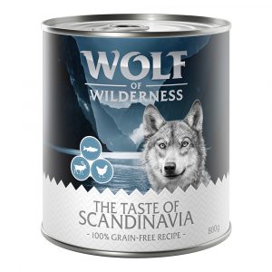 10 € Rabatt sichern! Sparpaket Wolf of Wilderness 24 x 800 g - The Taste Of Scandinavia
