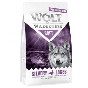 25 % Rabatt auf 2 x 1 kg Wolf of Wilderness Trockenfutter! SOFT Silvery Lakes - Freiland-Huhn & Ente (halbfeucht)