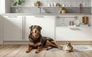5 Dinge, die man bei der Küchenplanung mit Haustieren beachten sollte