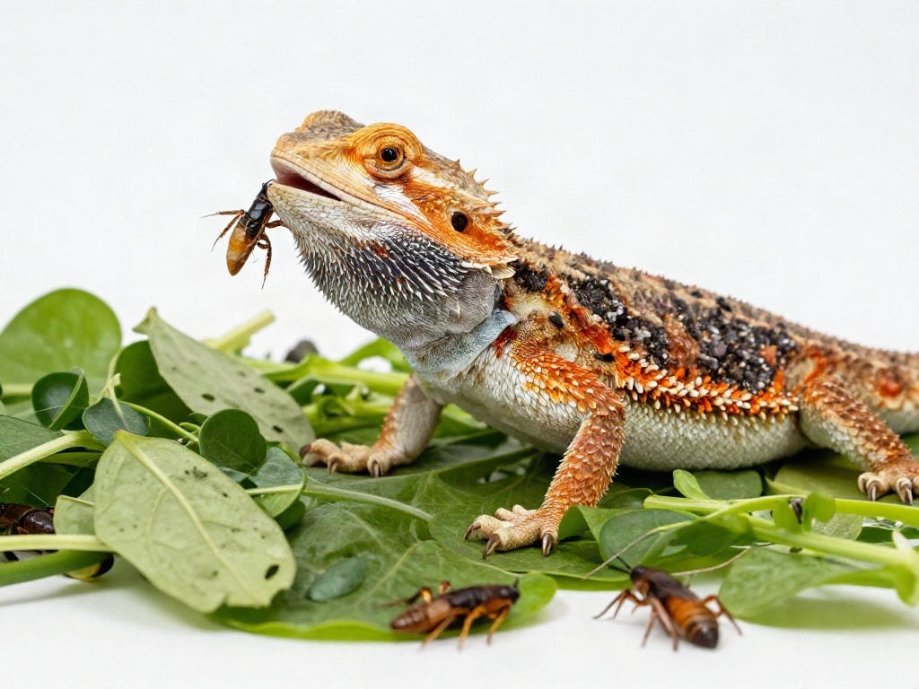 Bartagame Ernährung