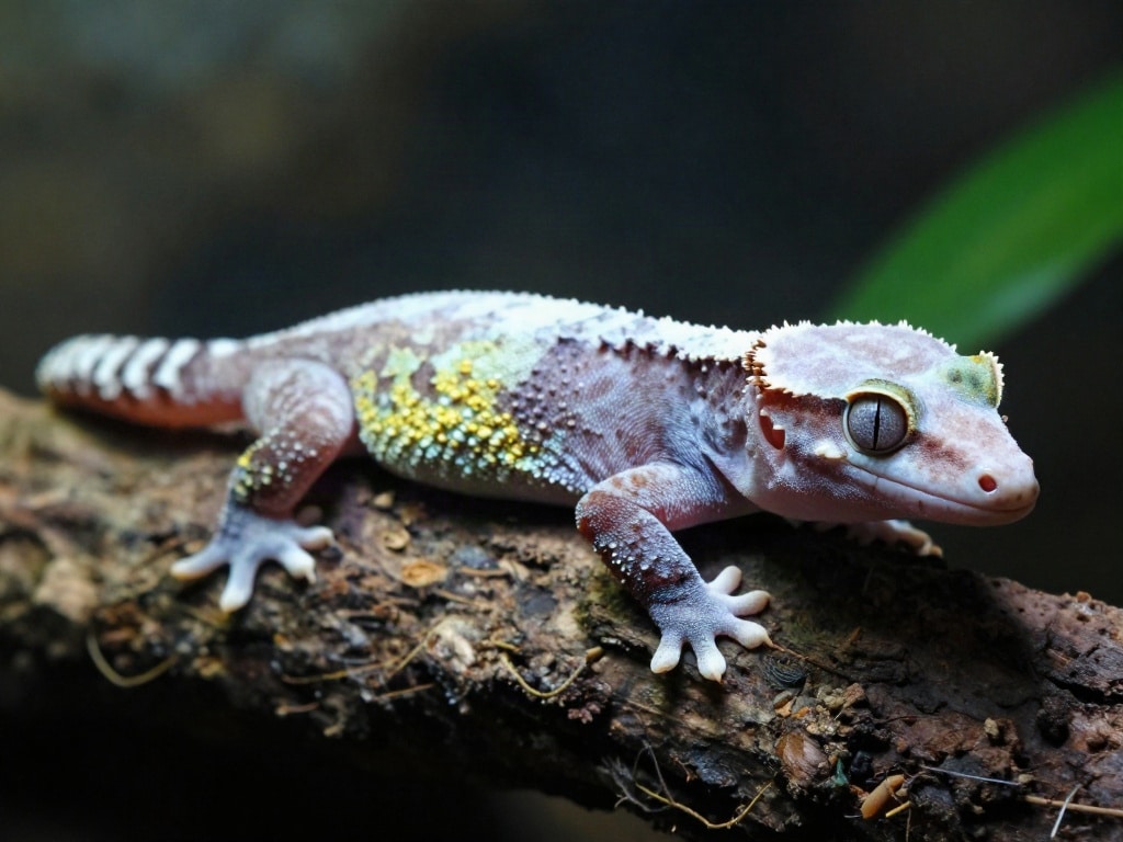 Gecko Häutung