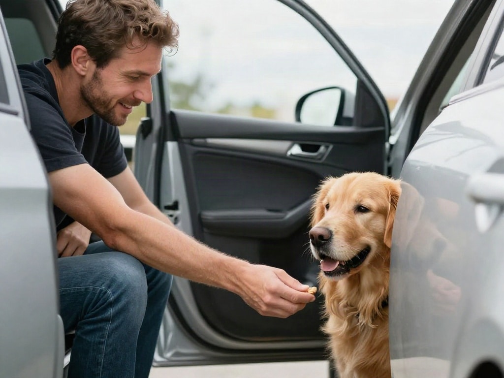 Hund Autofahren üben