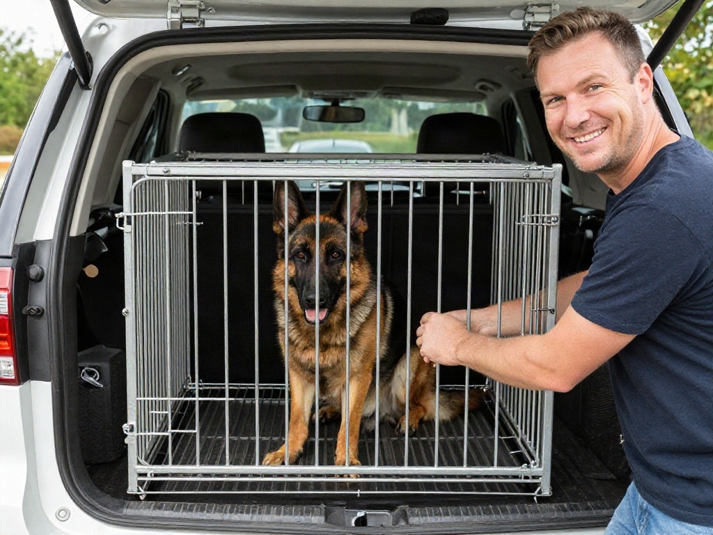 Hund im Auto sichern