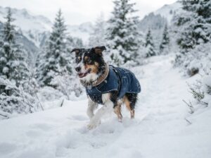 Hund im Winter