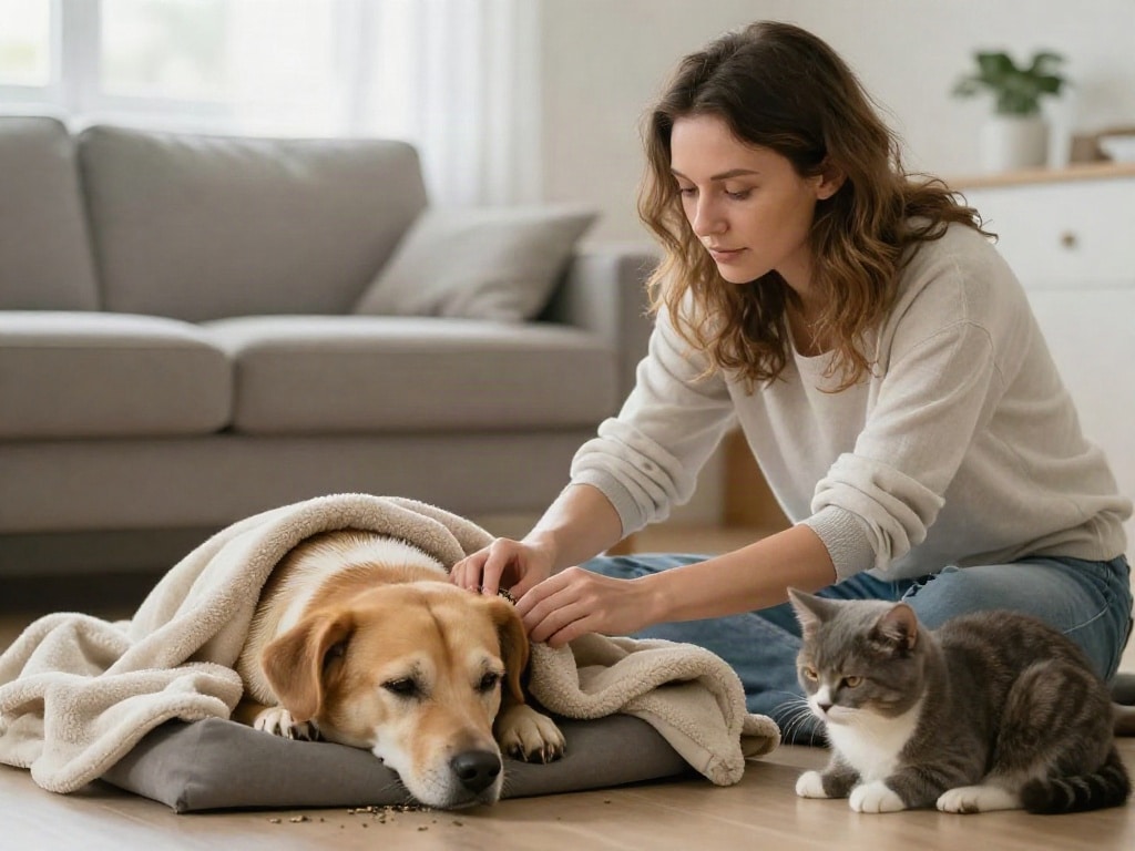 Hund und Katze zusammenführen