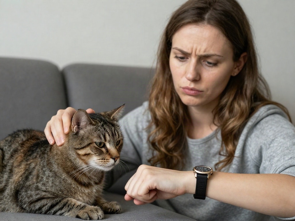 Katze alleine lassen