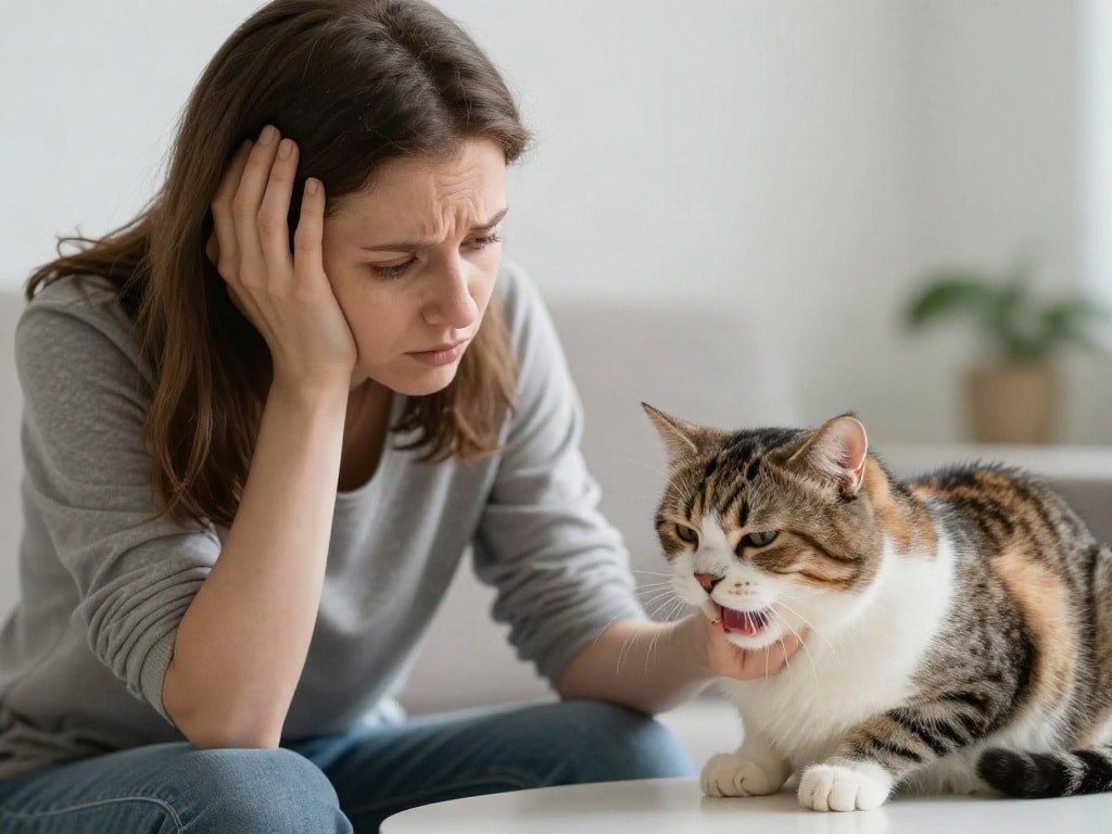 Katze erbricht