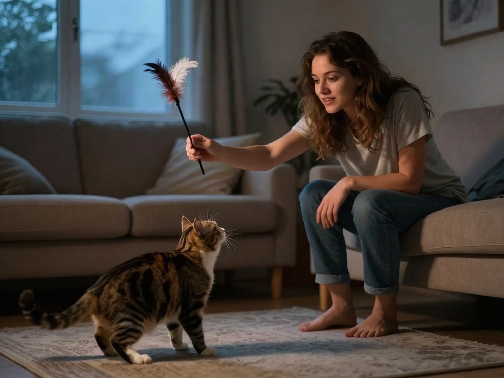 Katze nachts aktiv