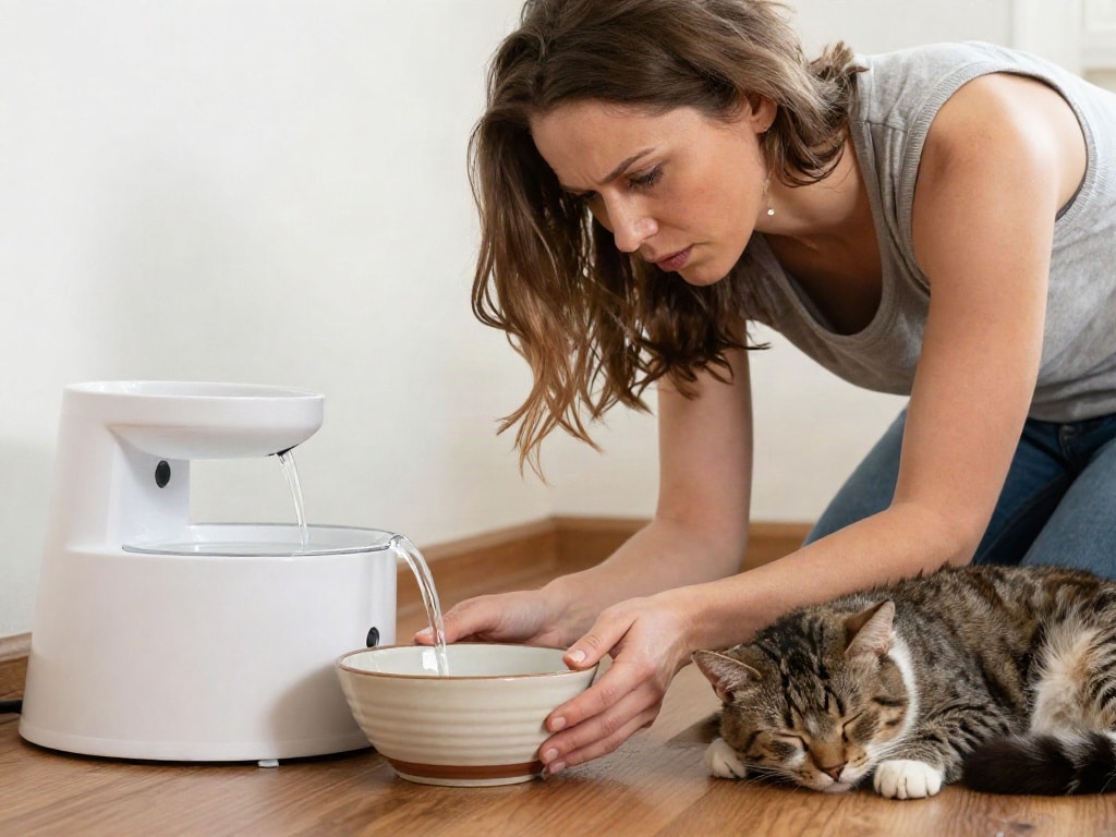 Katze trinkt zu wenig