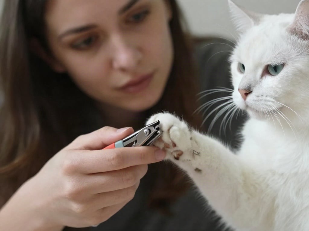 Krallen schneiden Katze