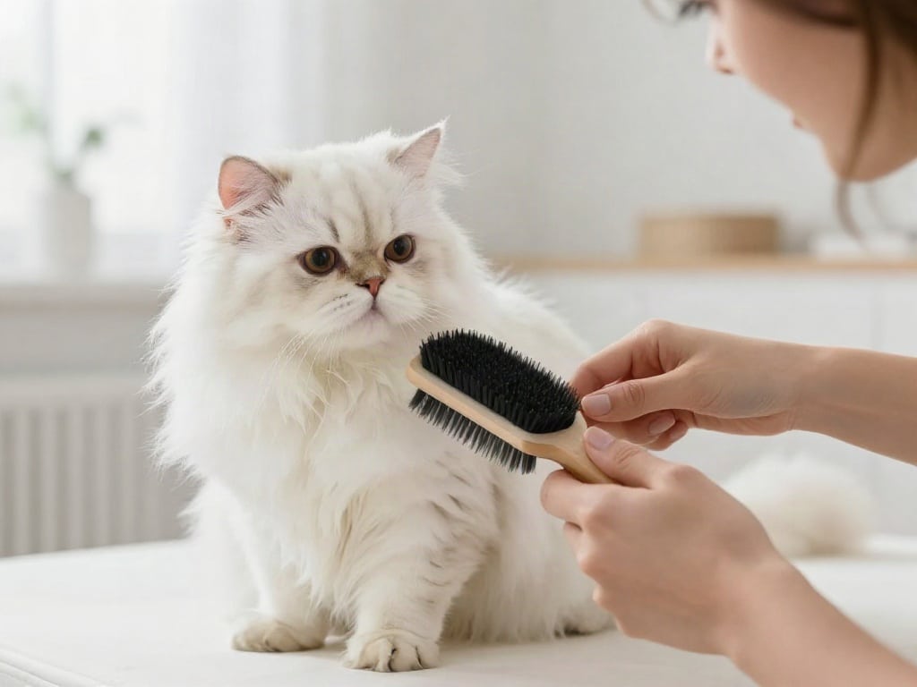 Langhaarkatze Fellpflege