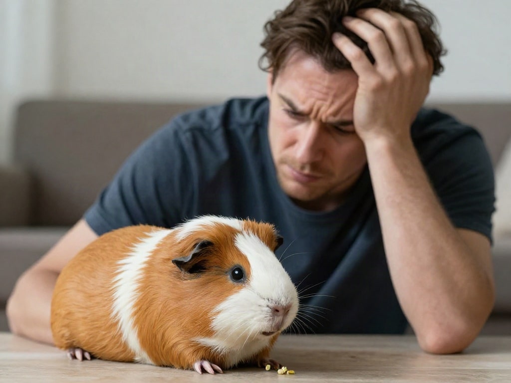 Meerschweinchen frisst nicht