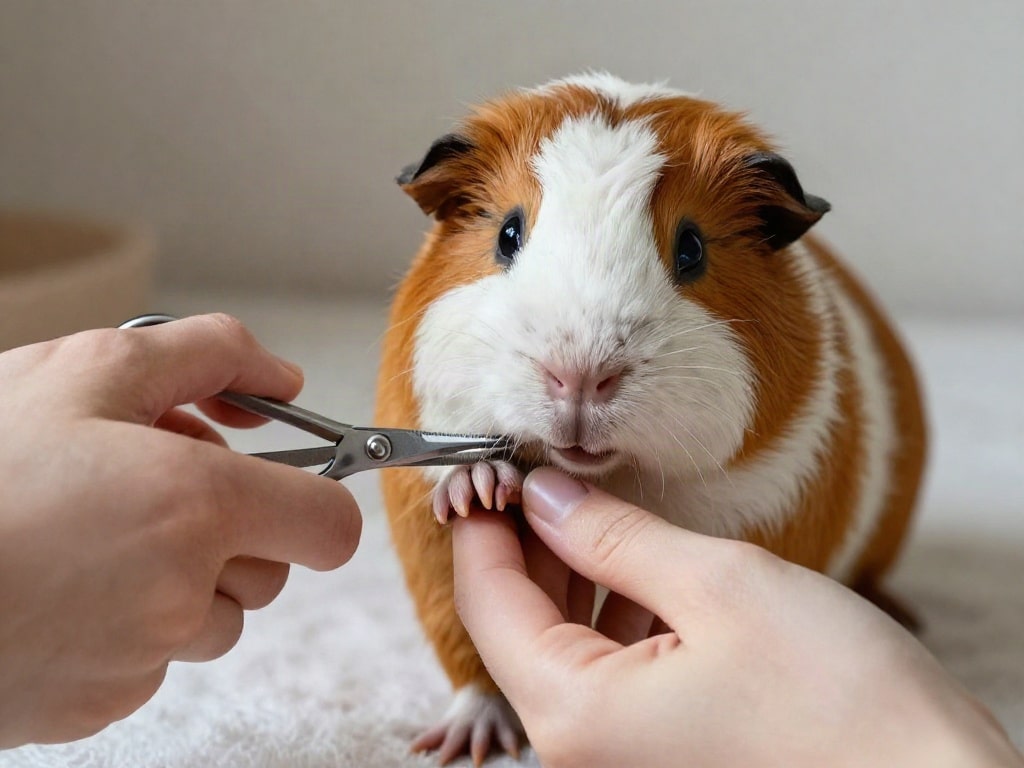 Meerschweinchen Krallen schneiden