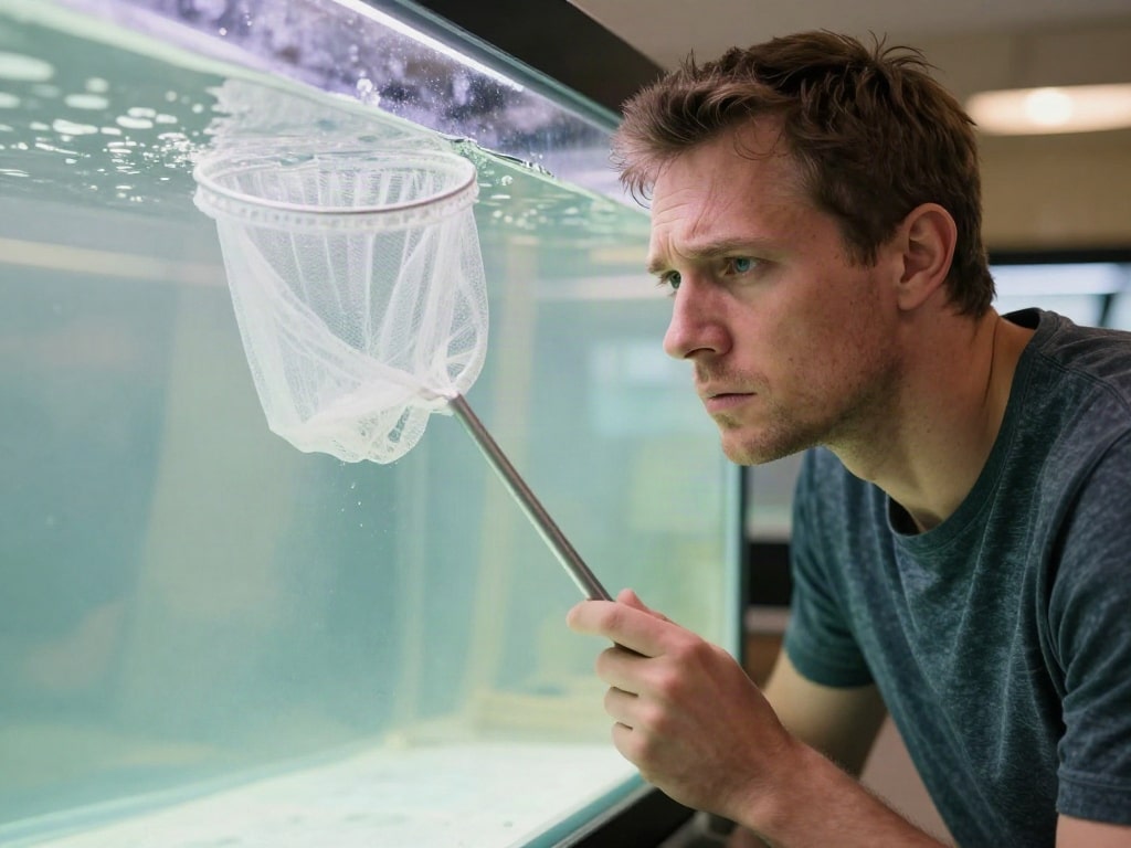 Aquarium trübes Wasser