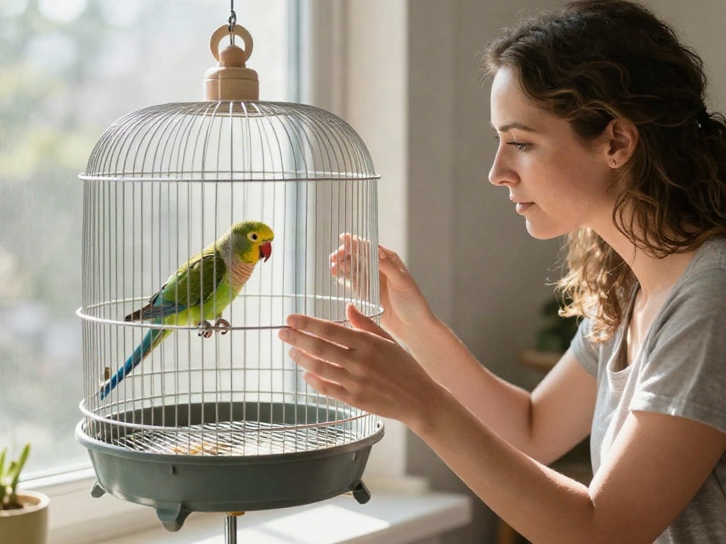 Vogelkäfig Standort