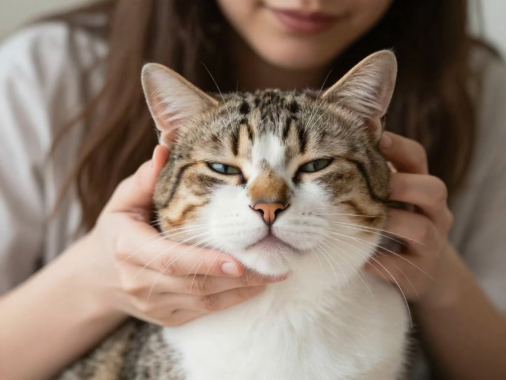 Katze schnurrt