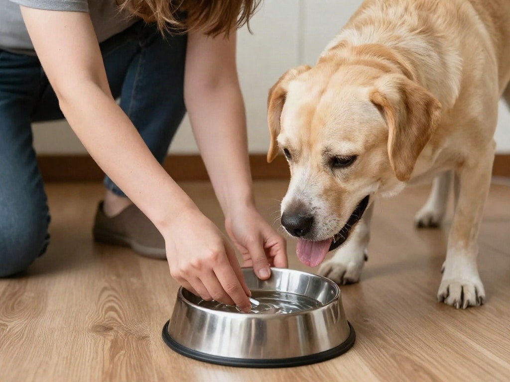 Hund Wasserbedarf