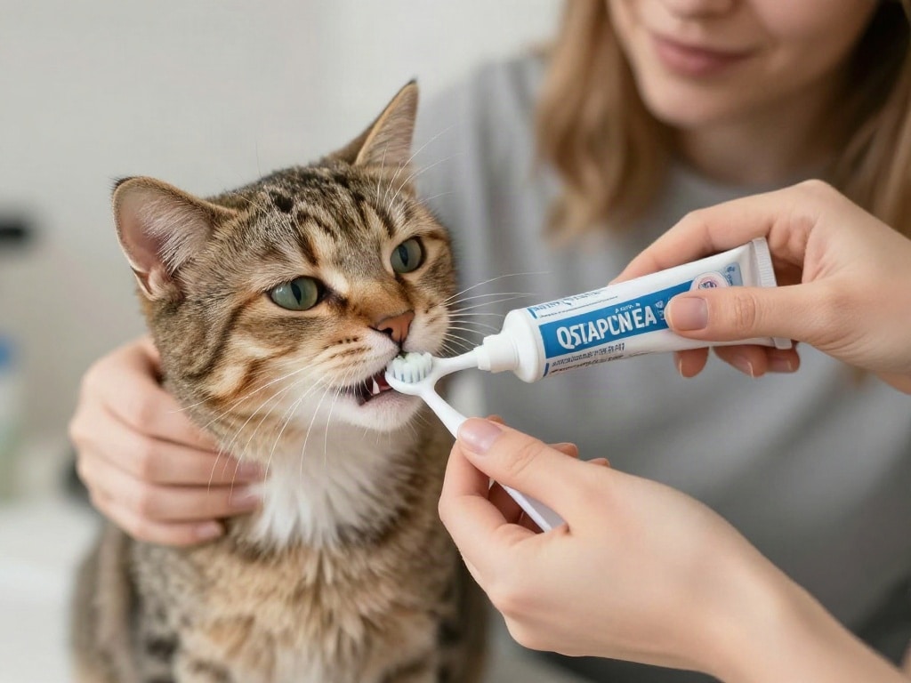 Zahnpflege Katze